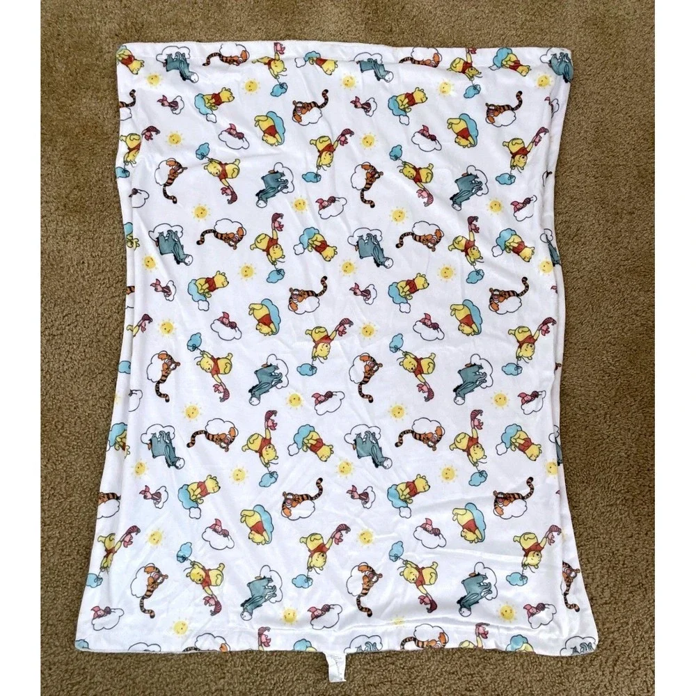 Disney Baby Winnie‎ the Pooh Eeyore Tigger Plush Blanket Soft Swaddle